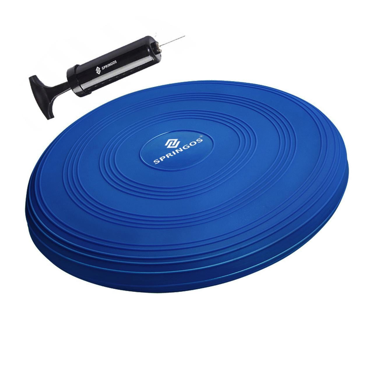 Балансувальна подушка Springos PRO FA0086 сенсомоторна масажна Blue