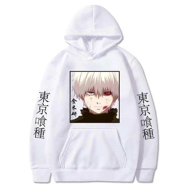 Худи для мальчика аниме 160 см Белый (2765867993)