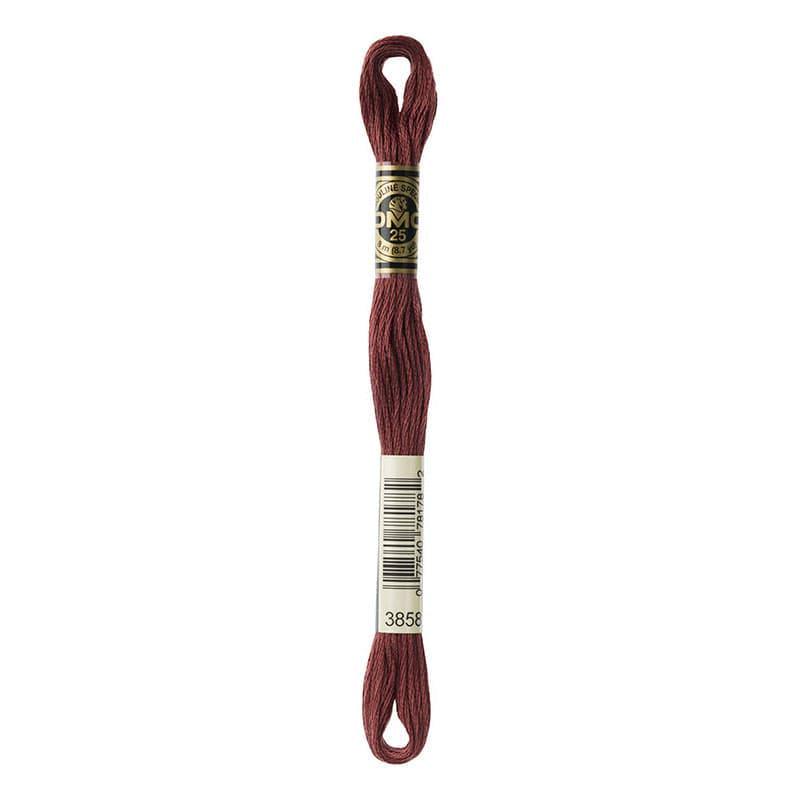 Нитки мулине DMC 3858 хлопок 10 г/8 м Коричневый (24583335)
