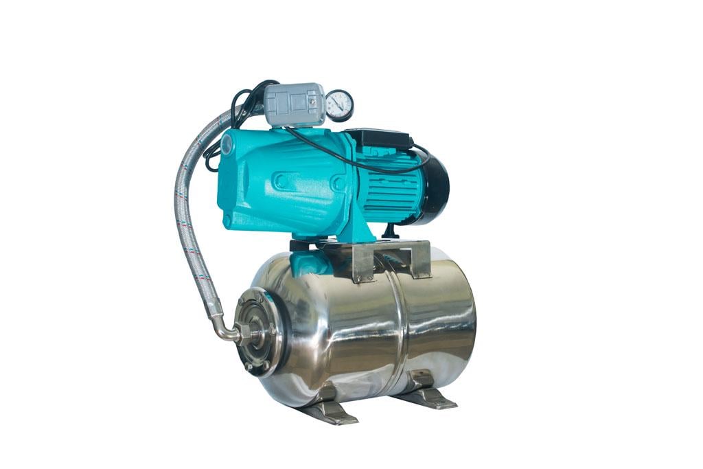 Станция Euroaqua JET 100 A/a с пятерником бак 24 л H в сборе Inox (31235756)