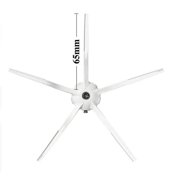 Бічні щітки для робота-пилососа Xiaomi RoboRock E4/S6 MaxV/S4/S5 Max/S6/S6 PURE White - фото 3 Бічні щітки для робота-пилососа Xiaomi RoboRock E4/S6 MaxV/S4/S5 Max/S6/S6 PURE White - фото 3