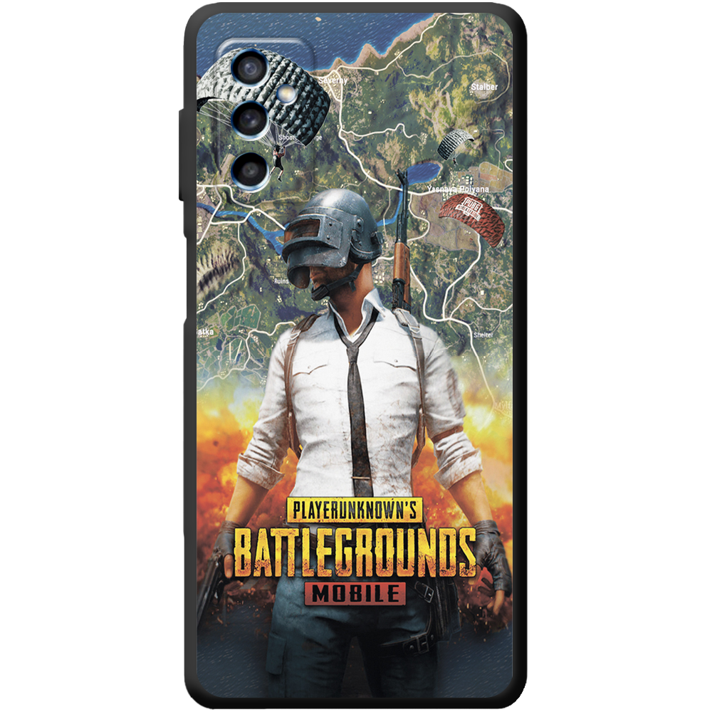 ᐉ Чехол BoxFace Samsung Galaxy M52 (M526) PUBG Mobile Черный силикон  (43657-up2309-43763) • Купить в Киеве, Украине • Лучшая цена в Эпицентр