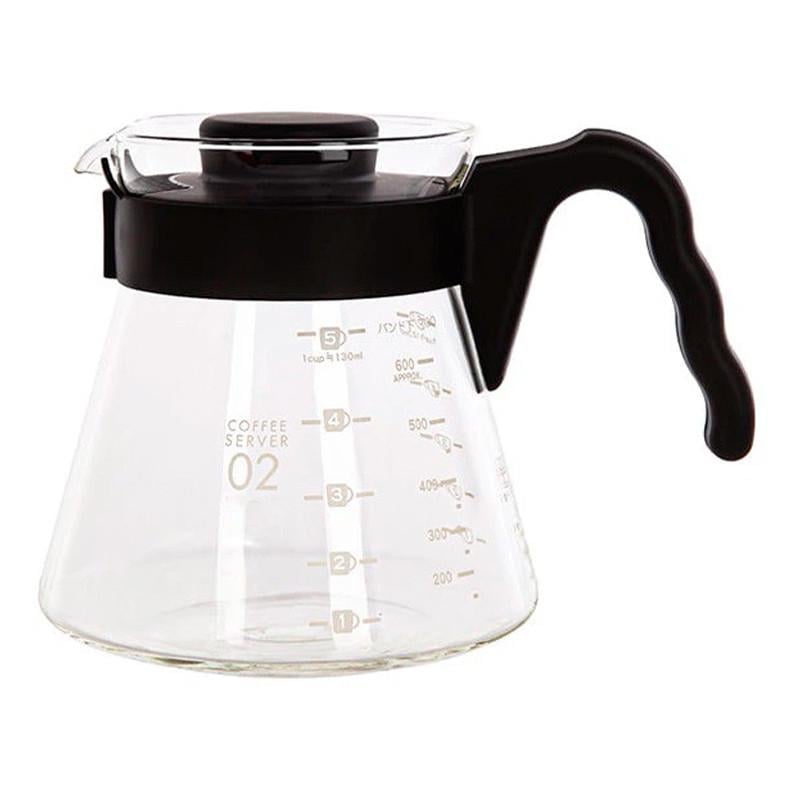 Графин-сервер для пуровера Ecocoffeetools S600 стеклянный 600 мл Black (31457484)