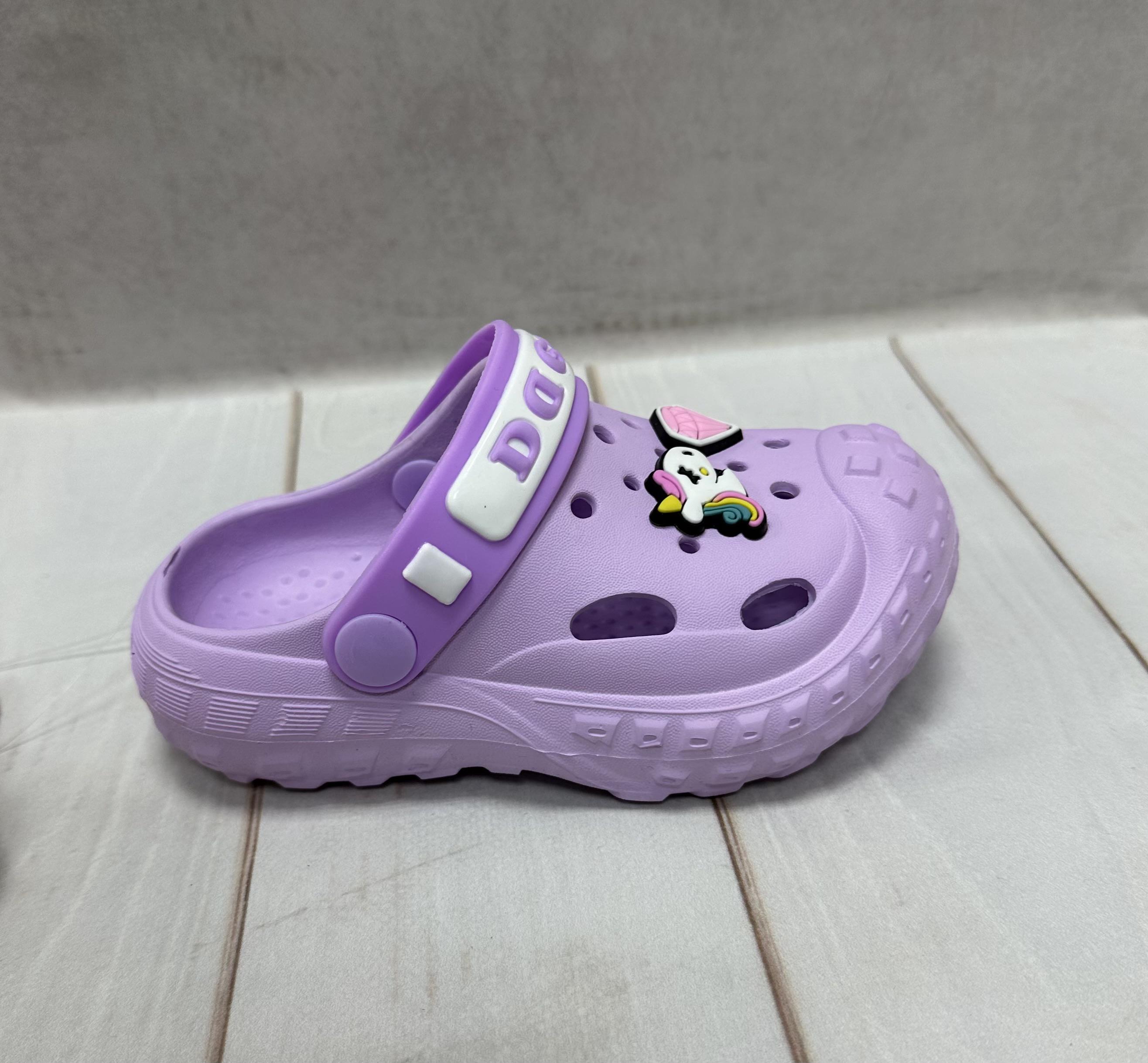 Кроксы детские Dago р. 27 18 см Сиреневый