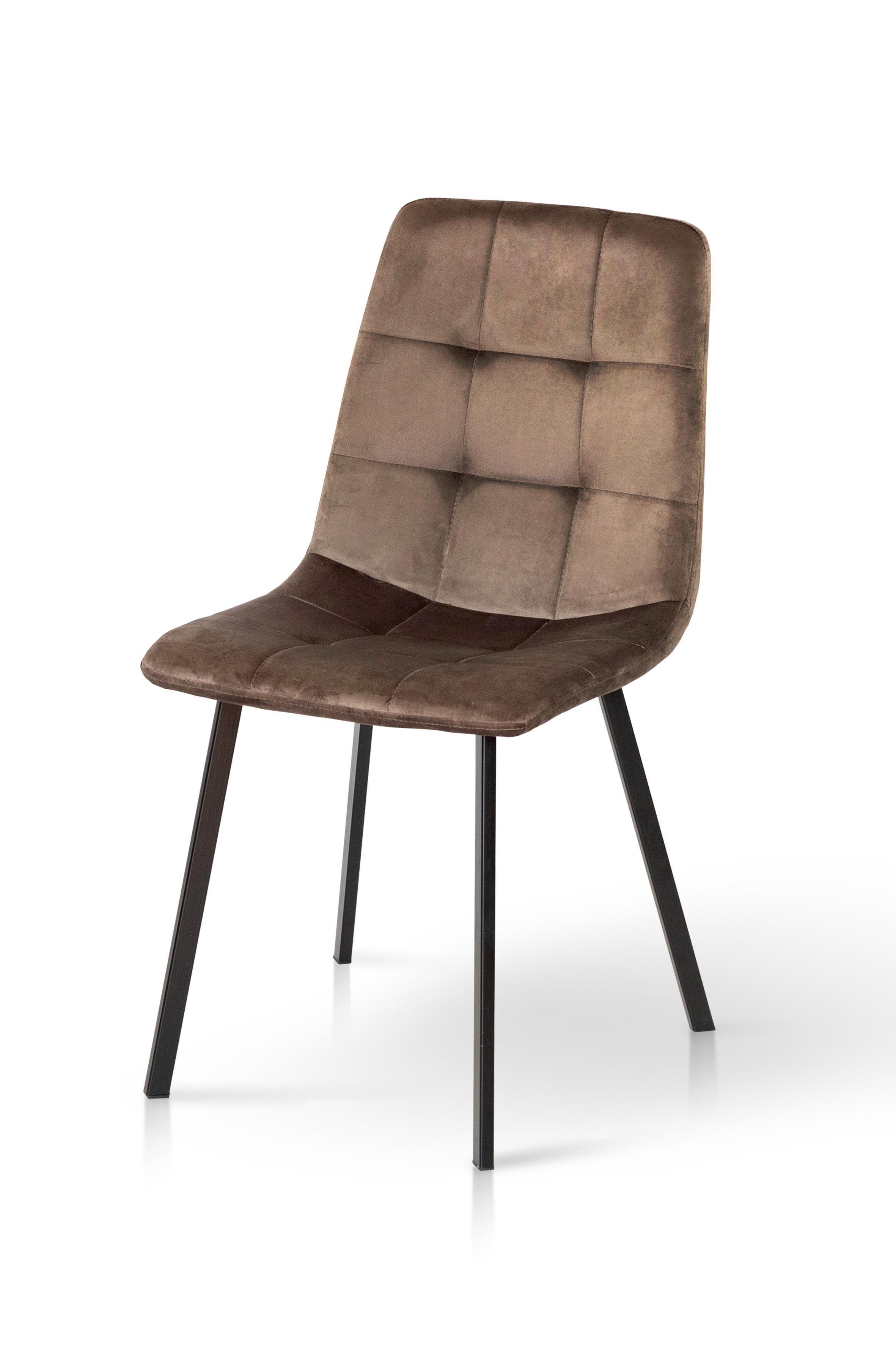 Стілець для кухні та вітальні ГРЕЙС Ментос 420х870х450 мм Чорний/Тобакко (GAА0054752) - фото 1 Стілець для кухні та вітальні ГРЕЙС Ментос 420х870х450 мм Чорний/Тобакко (GAА0054752) - фото 1