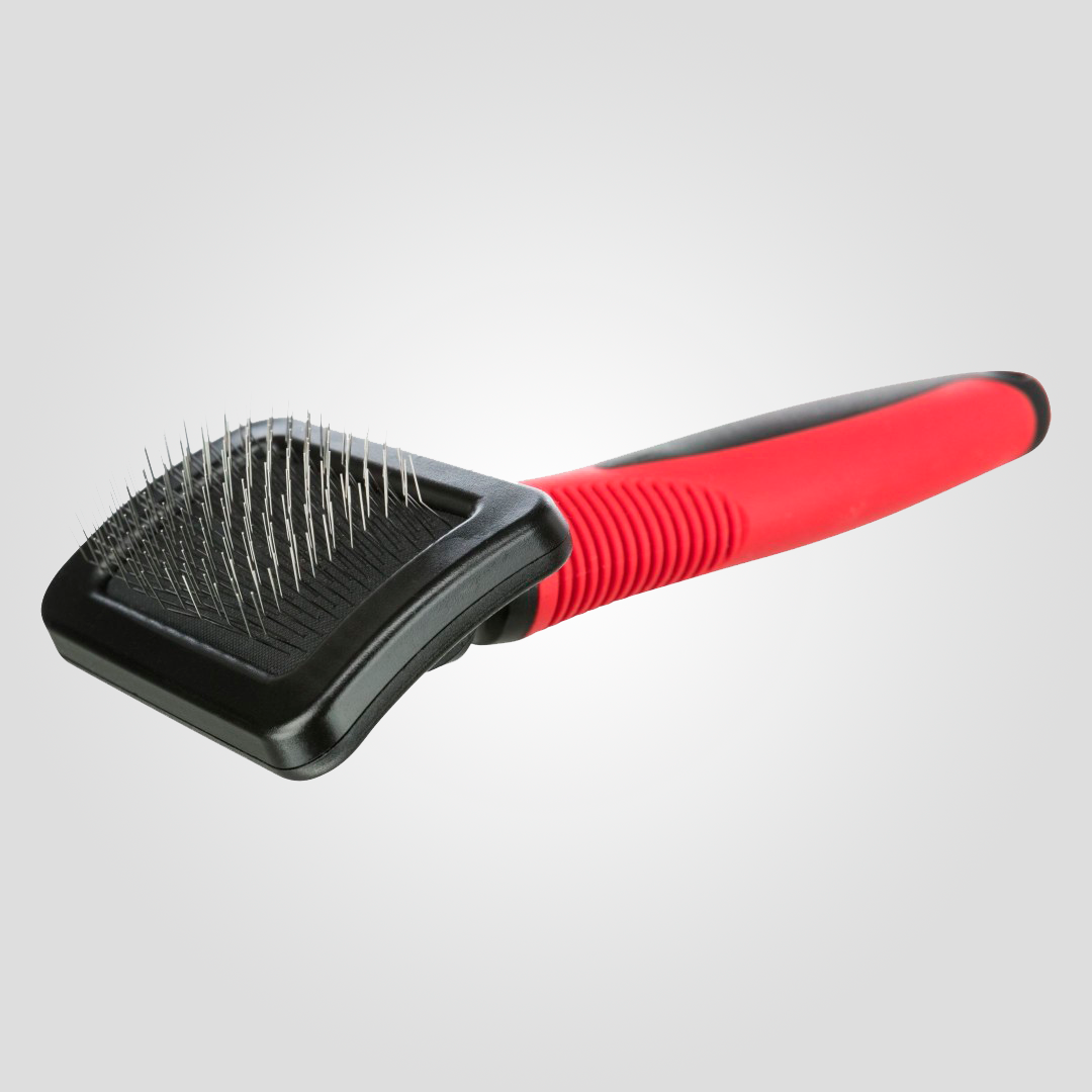 Щетка-пуходерка Trixie мягкая пластик/металл 7х16 см (20505196)