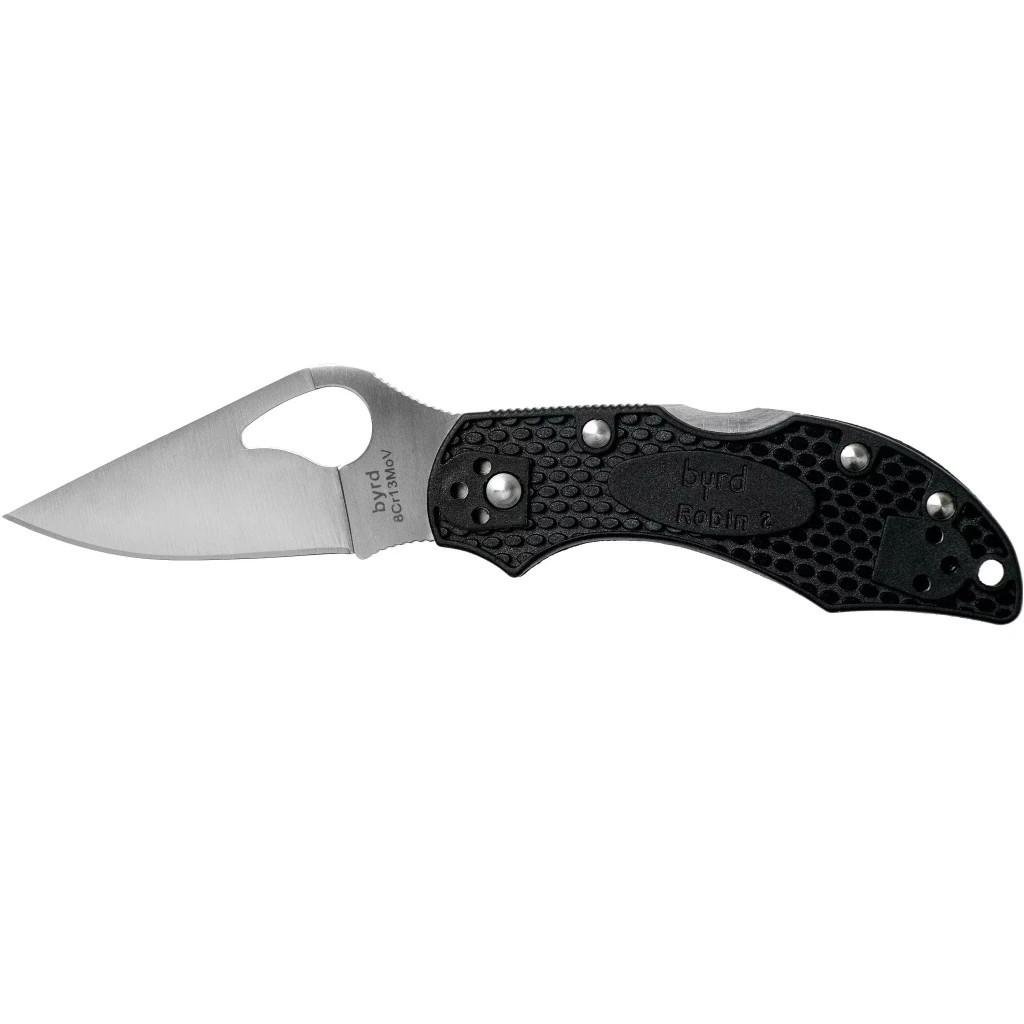 Ніж Spyderco Byrd Robin 2 FRN Black (m306573)