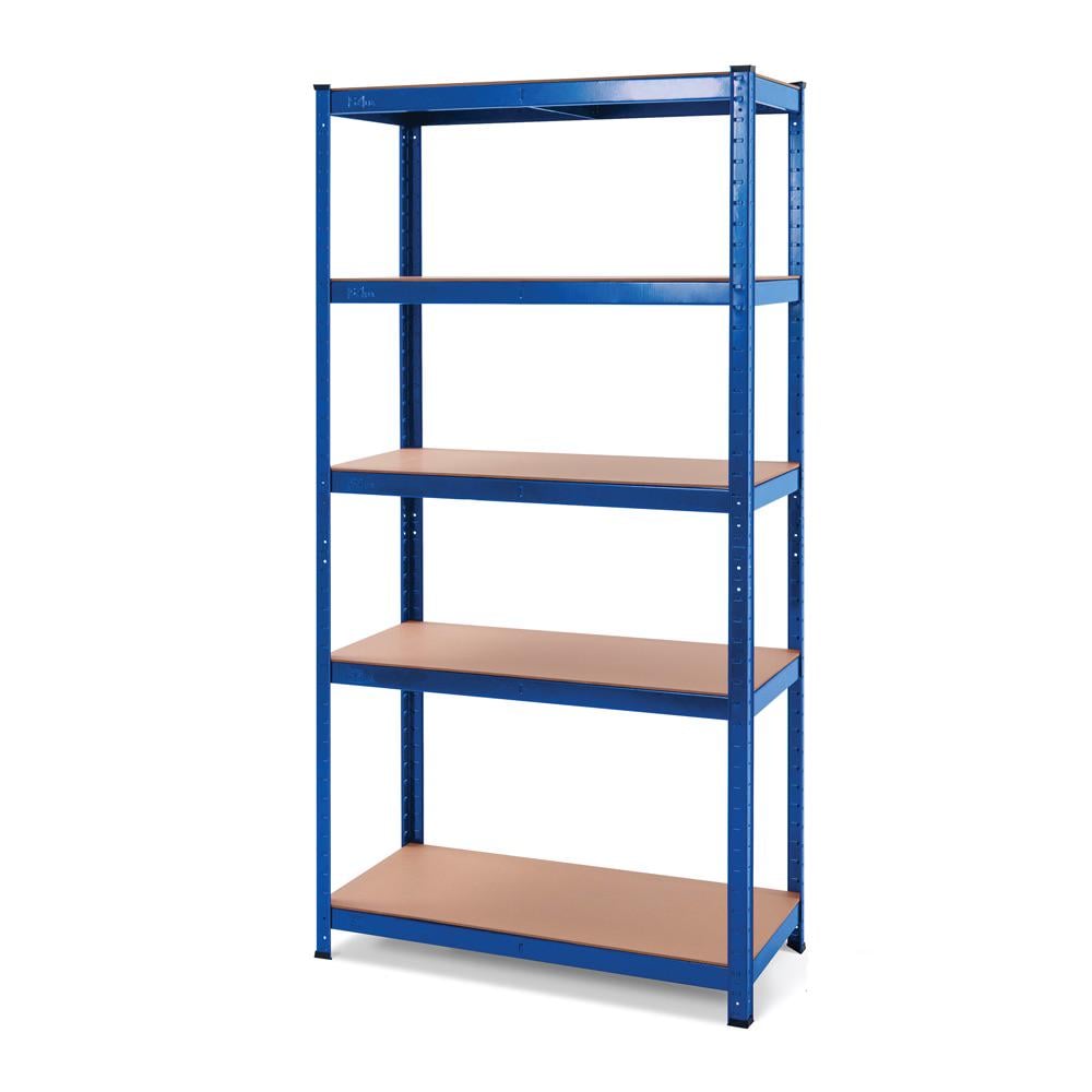 Стеллаж металлический БОНА-22 180х90х45 см крашенный на 5 полок из МДФ Синий (22) Стеллаж металлический БОНА-22 180х90х45 см крашенный на 5 полок из МДФ Синий (22)