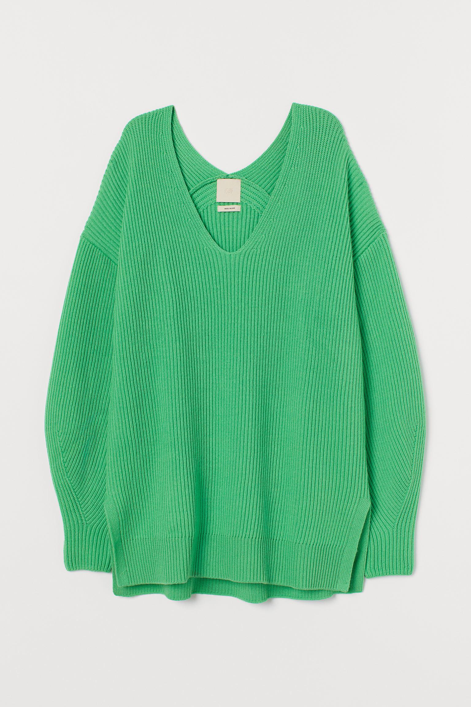 Джемпер H&M S Зеленый (8374481) Джемпер H&M S Зеленый (8374481)