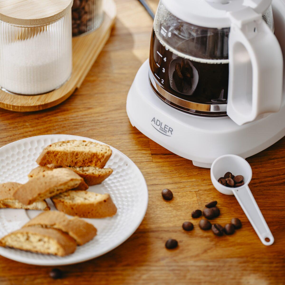 Кавоварка крапельна Adler AD 4381 0,6 л 600 Вт Білий (id_2139) - фото 13