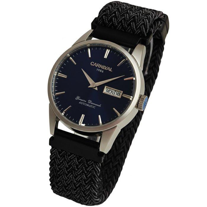 Часы мужские Carnival Flagman Magnetic 2 ремешки со стальным корпусом 38х14 мм Серебро с черным (150-96-2160) Часы мужские Carnival Flagman Magnetic 2 ремешки со стальным корпусом 38х14 мм Серебро с черным (150-96-2160)