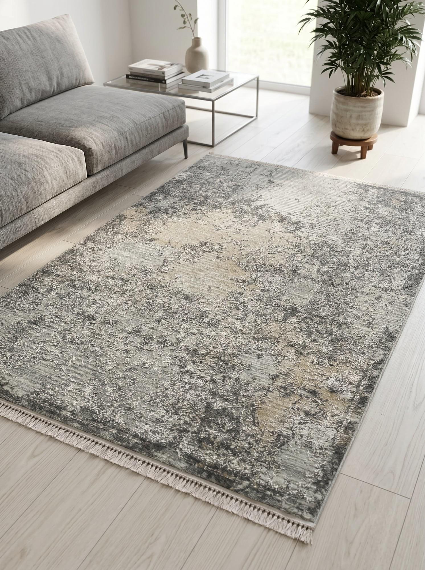 Ковер Levado 03916b 60x110 см Light grey/Beige (93110611)
