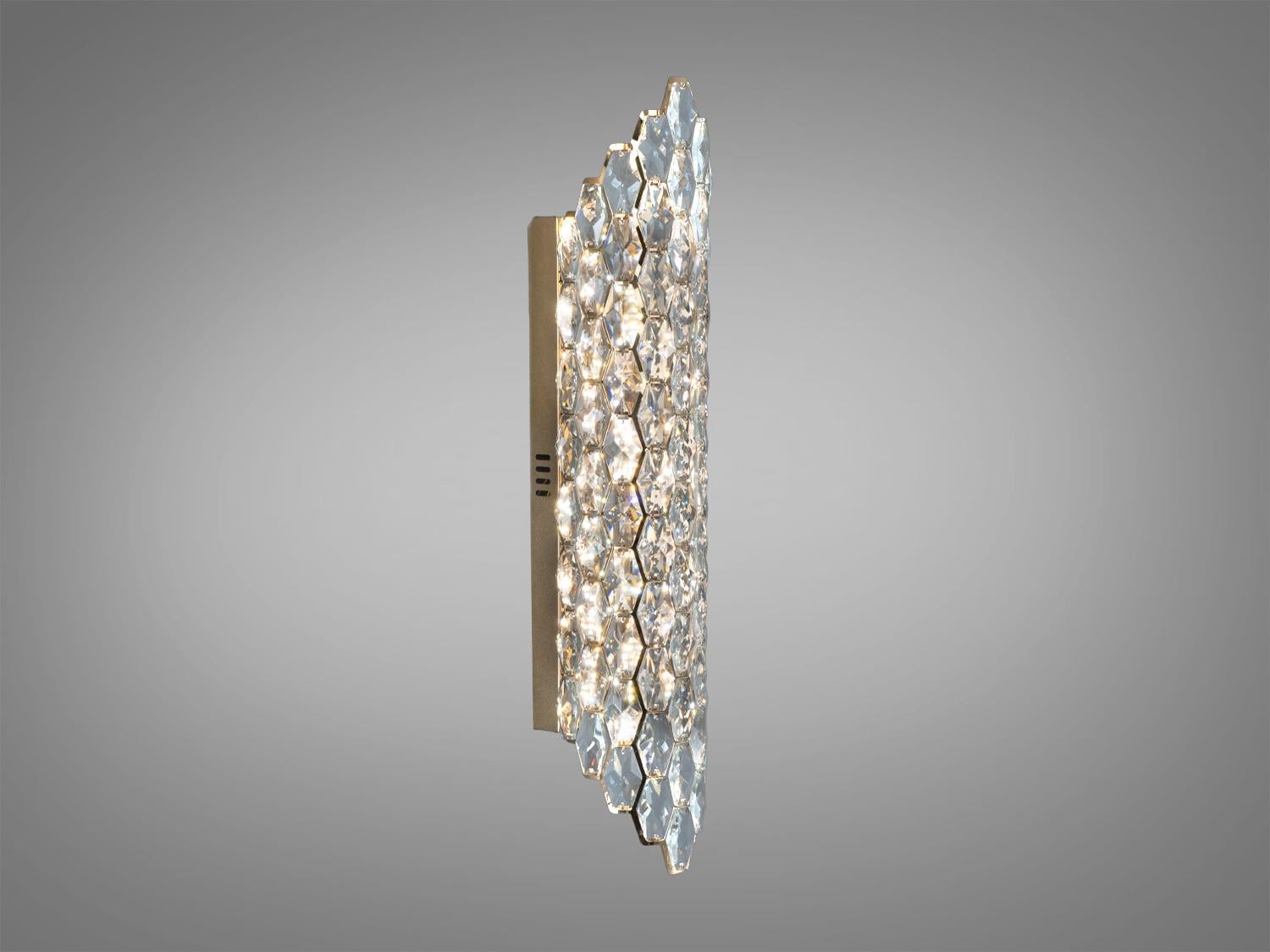 Бра настенное Diasha хрустальный каскад 14 W Золотой (269B-600G)