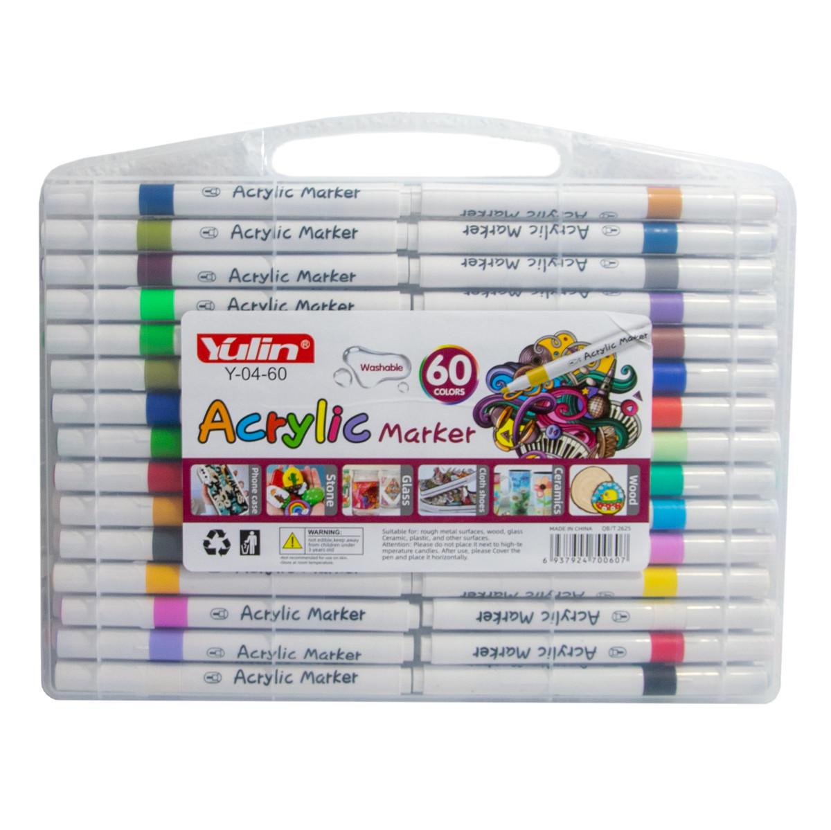 Набор маркеров акриловых для рисования в кейсе 60 шт. - фото 7 Набор маркеров акриловых для рисования в кейсе 60 шт. - фото 7