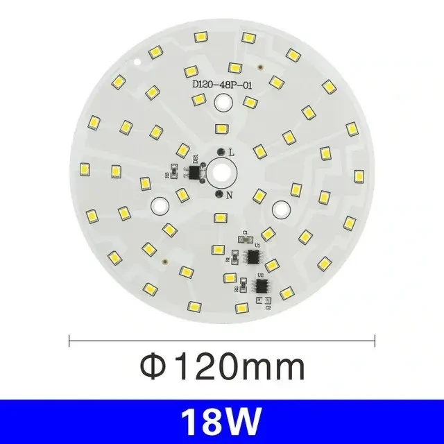 Модуль світлодіодний DIY SMD 18 Вт 220V для ремонту стельового світильника 120 мм Холодний білий - фото 5