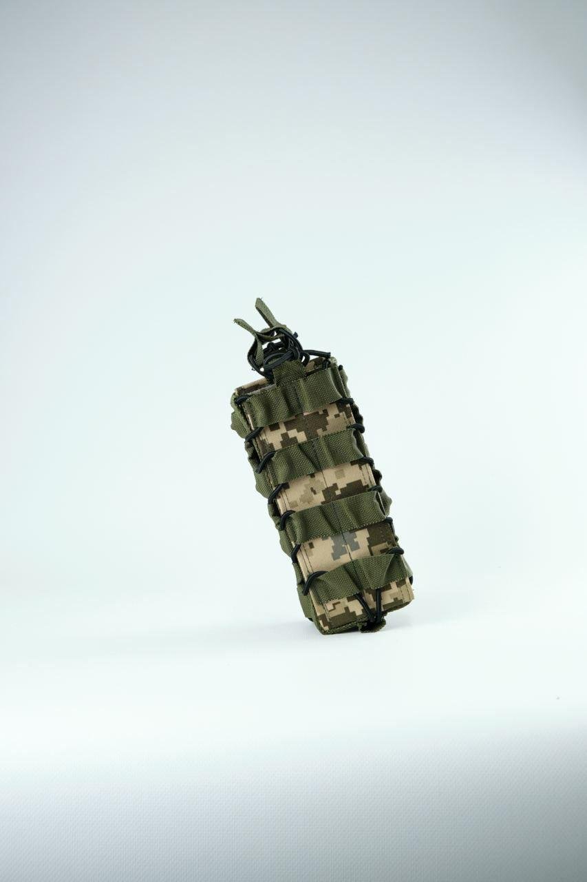 Подсумок под два магазина для РПК РКК открытого типа с пластиковыми вставками (К008) - фото 2 Подсумок под два магазина для РПК РКК открытого типа с пластиковыми вставками (К008) - фото 2