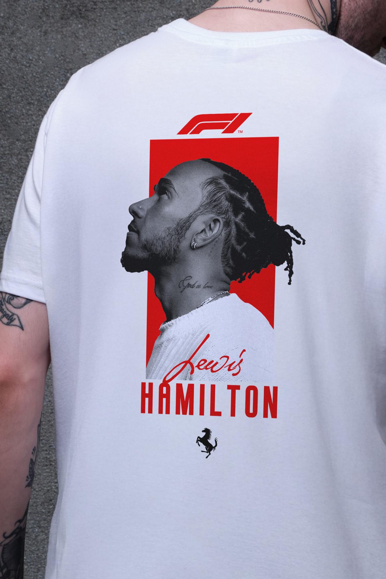 Футболка мужская Without с принтом Hamilton оверсайз L/XL White (L8049638) - фото 2 Футболка мужская Without с принтом Hamilton оверсайз L/XL White (L8049638) - фото 2