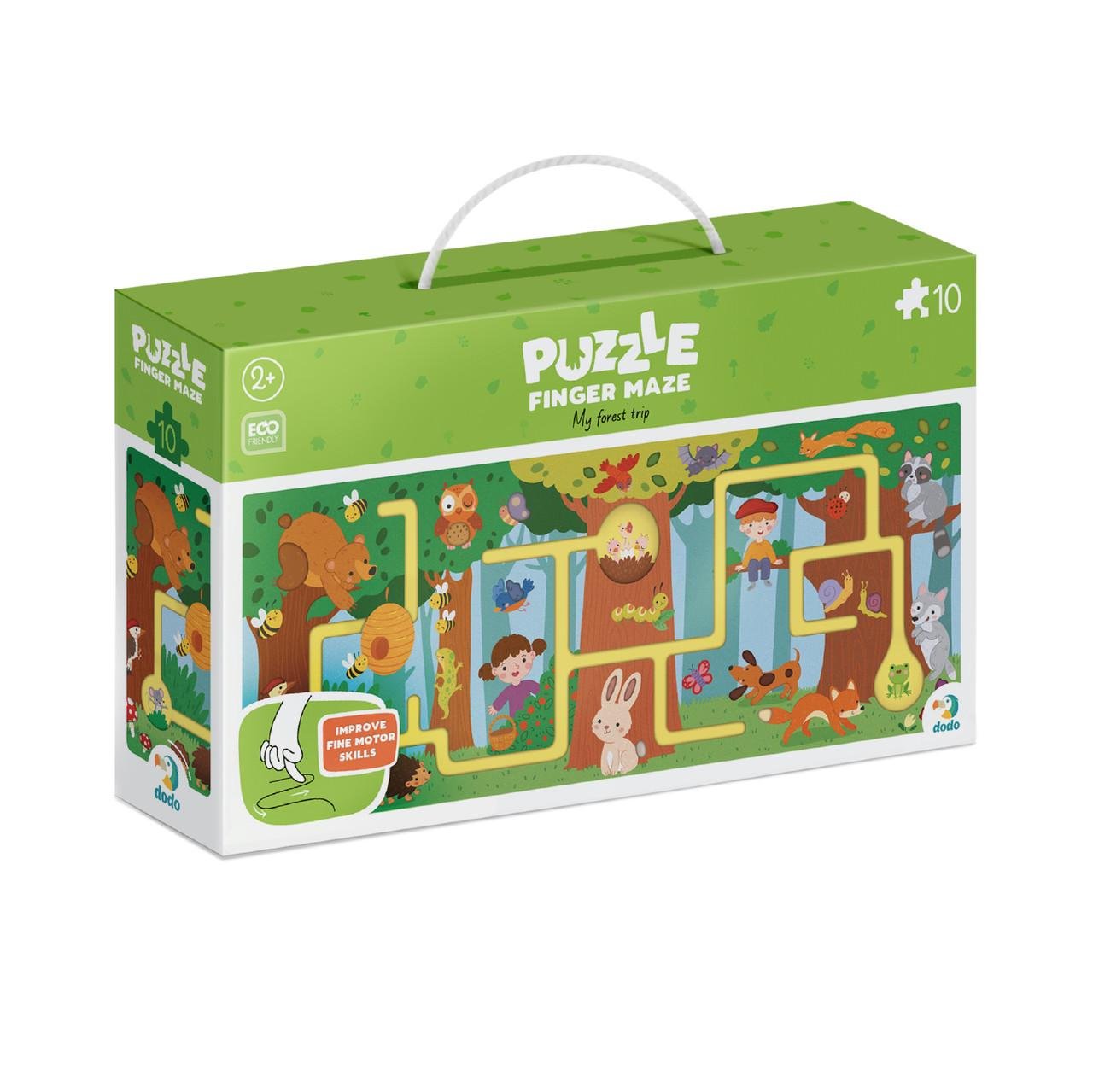 Пазл-лабіринт DoDo Моя мандрівка лісом 10 ел. (300585)