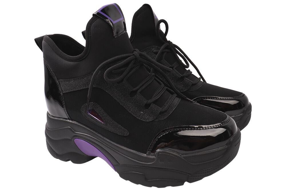 Кроссовки женские Vikonty из текстиля р. 39 Черный (153-20/21DKH)