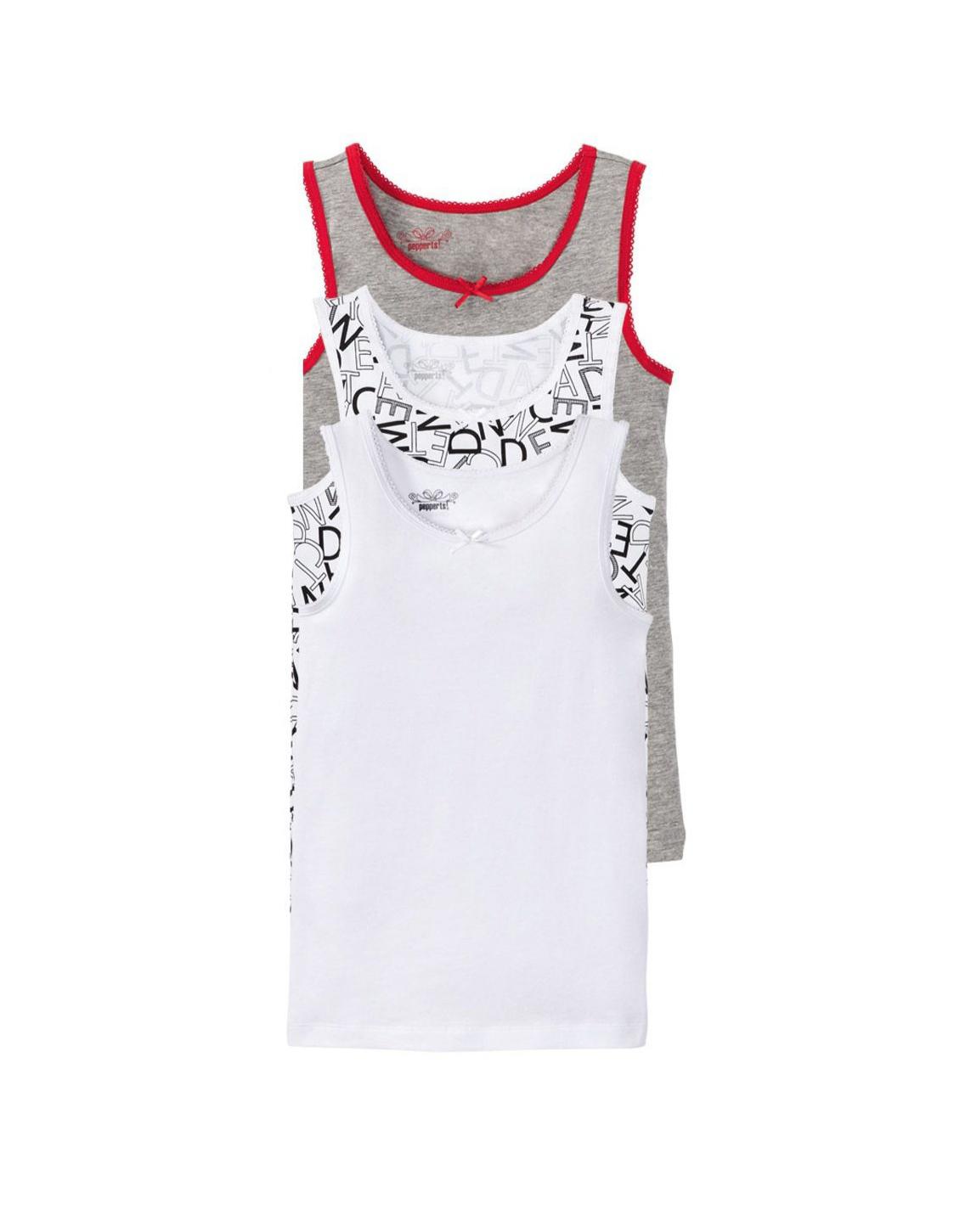 Набор маечек Pepperts для девочки 122-128 см Разноцветный