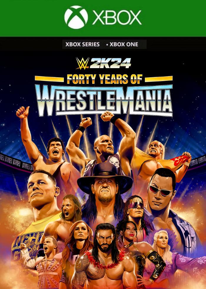 Ключ активації WWE 2K24 Forty Years of WrestleMania Edition для Xbox One/Series S/X (79229888)