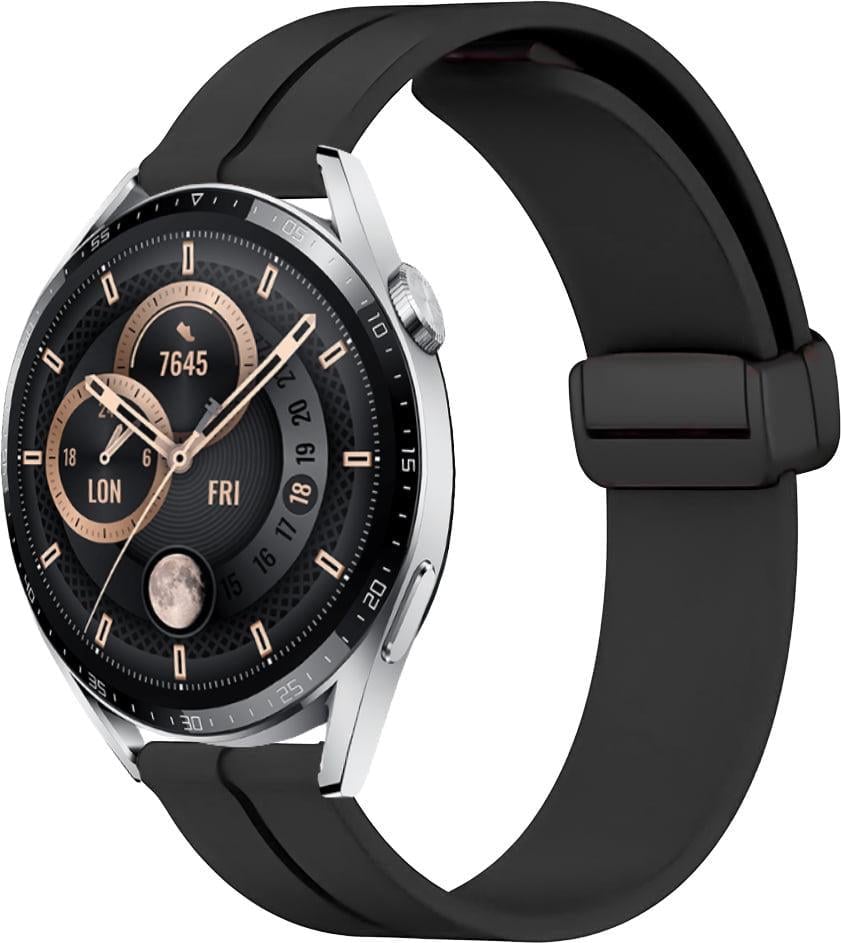 Ремінець для смарт-годинників Rysta для Huawei Watch GT3 46 мм Black (41874-2B)