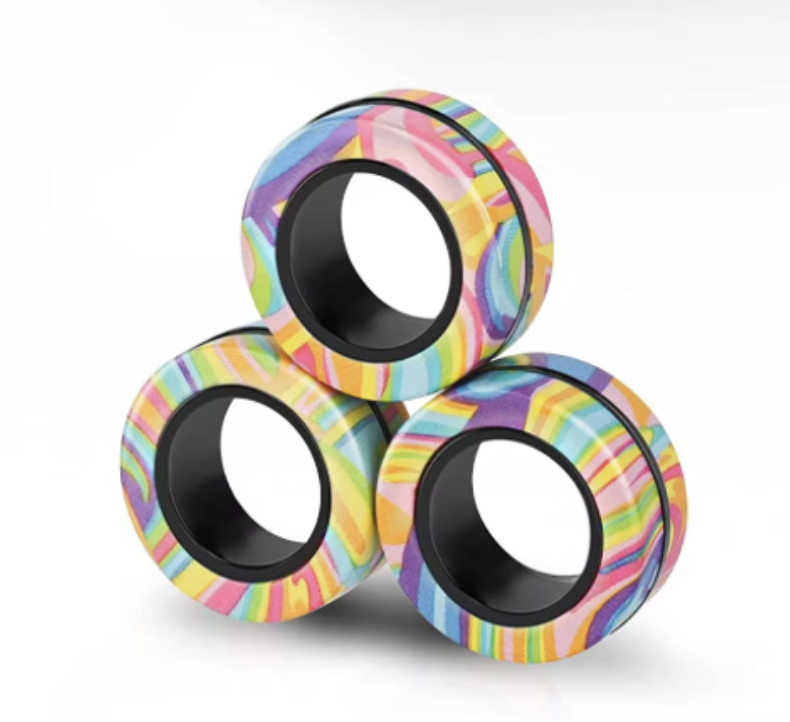 Набор антистрессов Кольца-спиннеры магнитные (22922062)