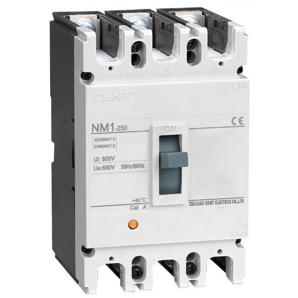 Автоматичний вимикач CHINT NM1-250H 3Р 100А 50кА (126601)