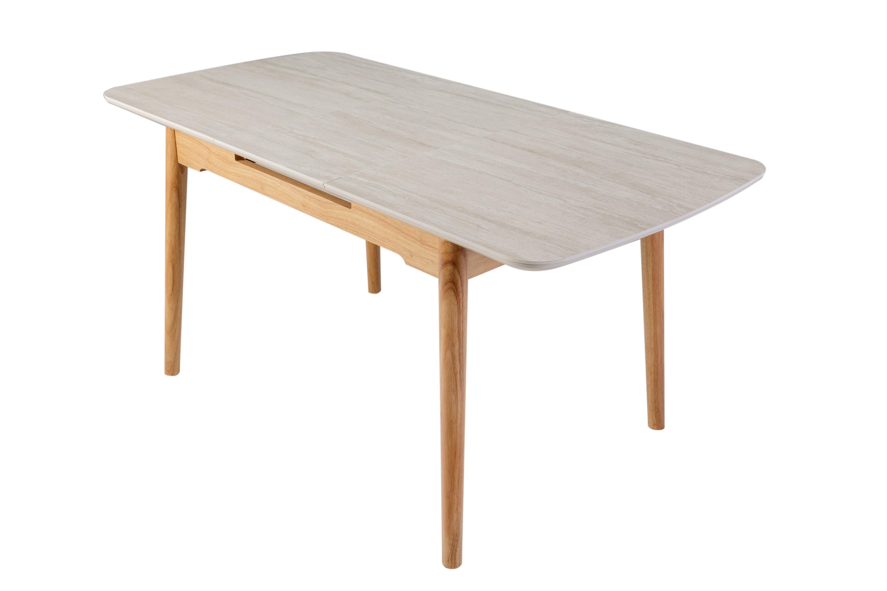 Стол обеденный раскладной Ветро 1200-1600/800/760 мм Травертин матовый/Дуб(TМ-76) - фото 8 Стол обеденный раскладной Ветро 1200-1600/800/760 мм Травертин матовый/Дуб(TМ-76) - фото 8