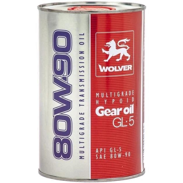 Трансмиссионное масло Wolver MULTIGRADE HYPOID GEAR OIL GL-5 SAE 80W-90 1 л (06624)