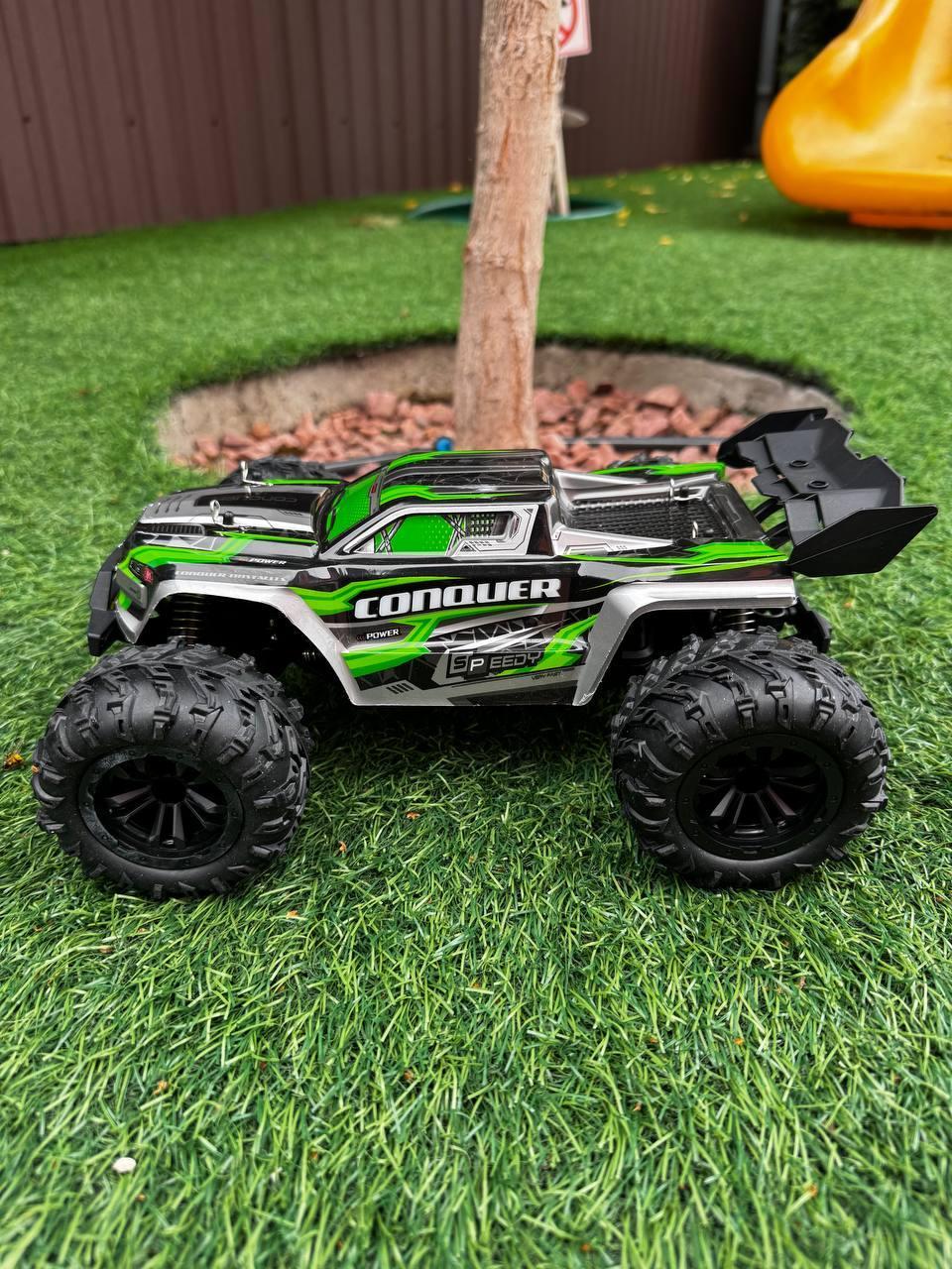 Машинка внедорожник на радиоуправлении CONQUER 4Х4 50 км/ч Green (ca1-wsy-m6f) - фото 7