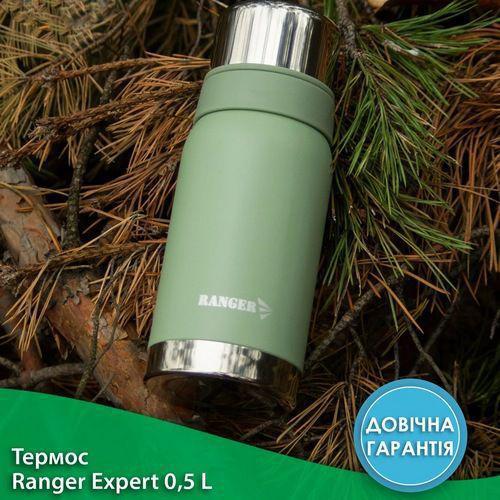 Термос Ranger Expert 0,5 л 8х8х22 см Оливковый (RA_9918) - фото 8