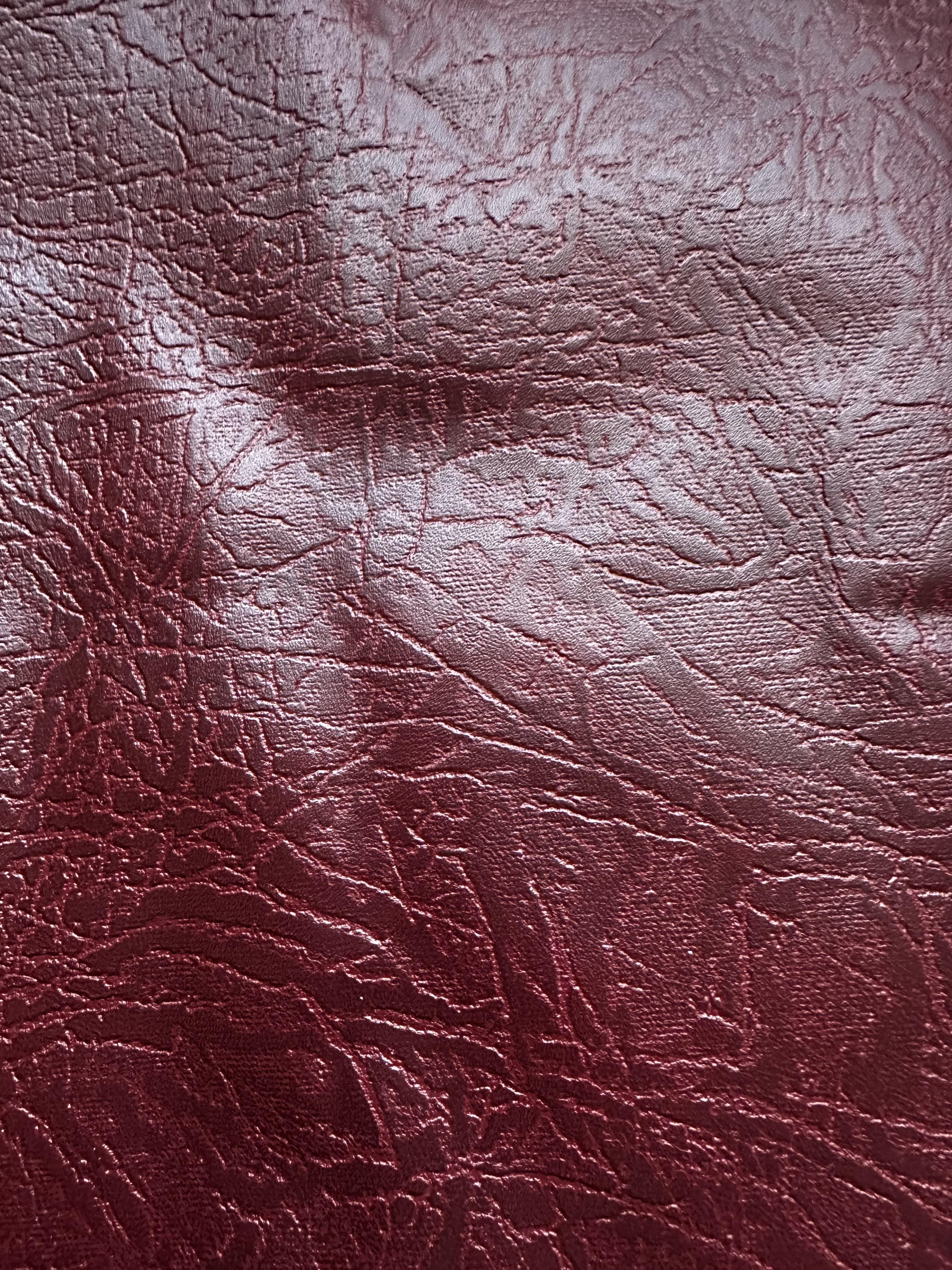 Обивка дверная комплект тисненый 200х100 см Бордовый (232) - фото 3