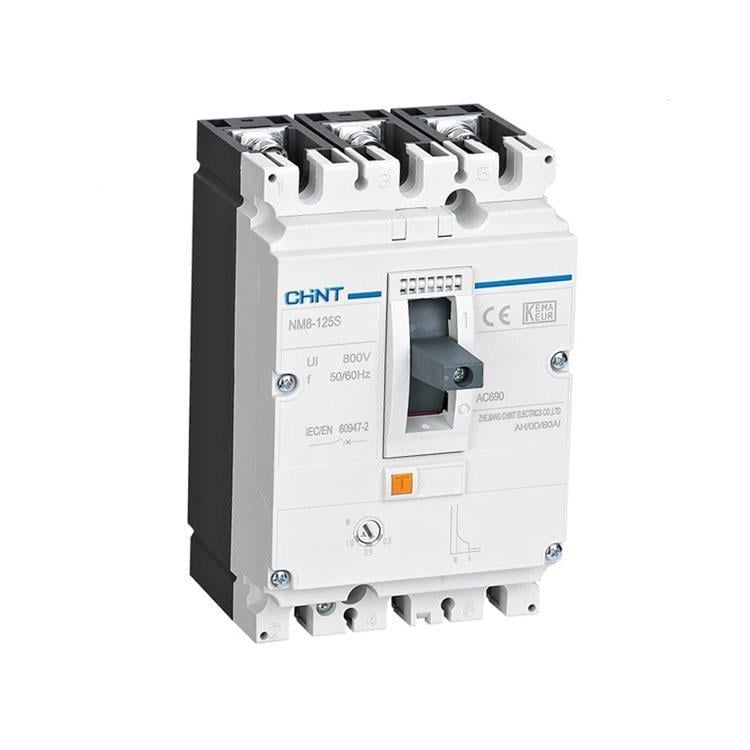 Автоматичний вимикач CHINT NM8-125S 3Р 40А 50кА (149682)