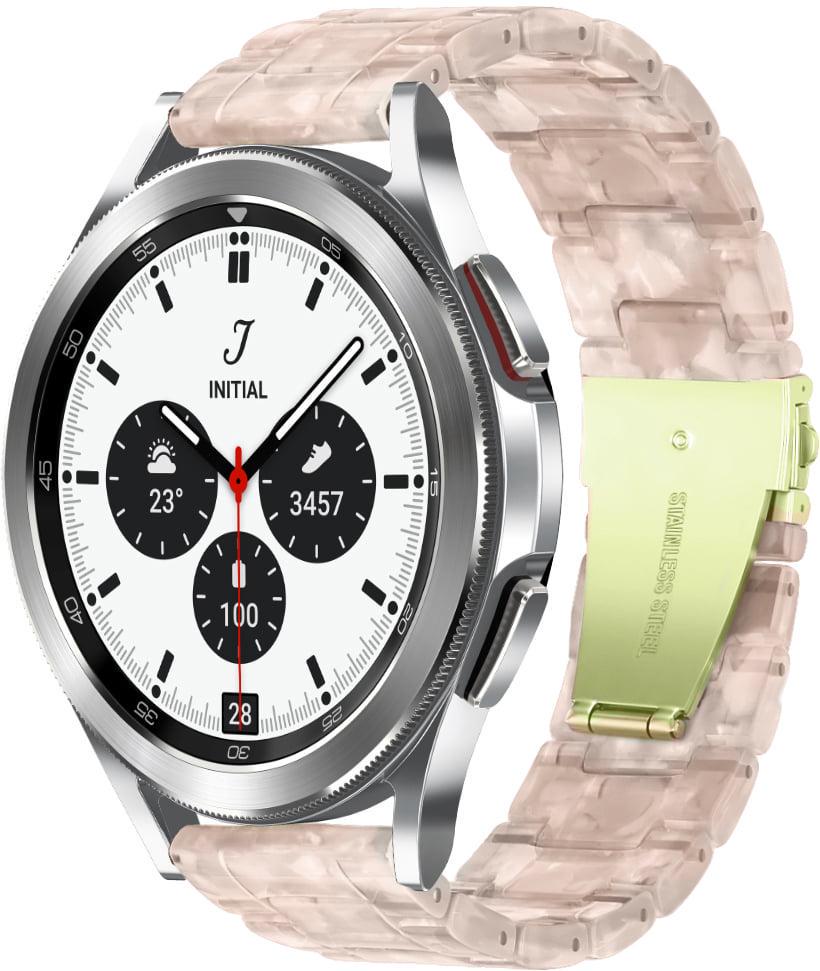 Ремешок из смолы Resin для смарт-часов Galaxy Watch 4 Classic 42 мм Pink (28803-31)