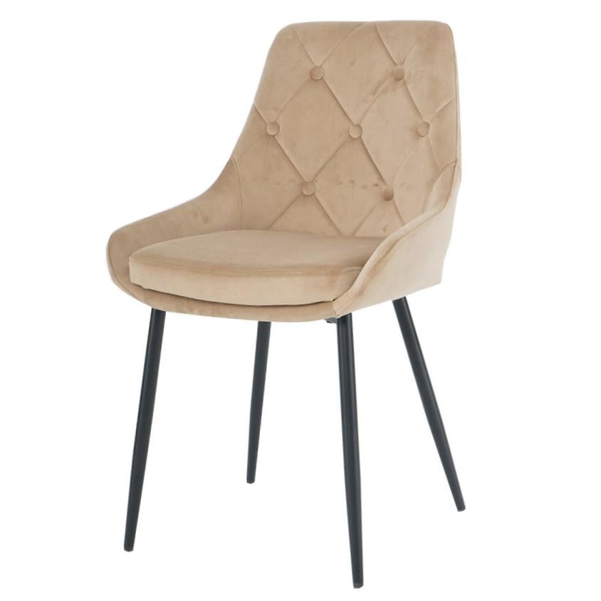 Стул кухонный Intarsio Alfie Черный/Бежевый (13768598) Стул кухонный Intarsio Alfie Черный/Бежевый (13768598)