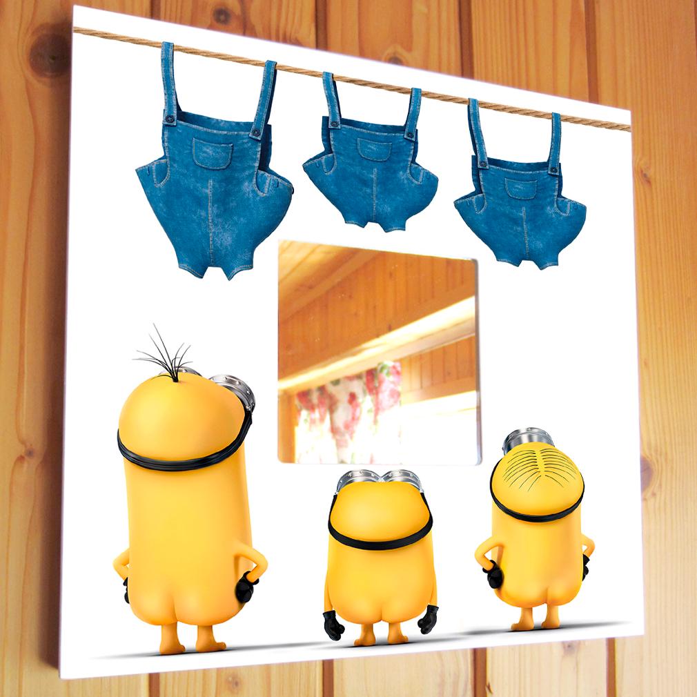 Зеркало Мультфильм "Миньоны" 260х260 мм (M00784)