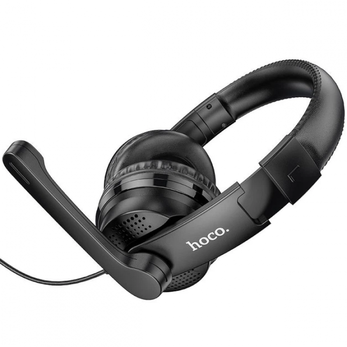 Наушники игровые ведущие Hoco W103 Magic tour AUX/USB Черный (32407890)