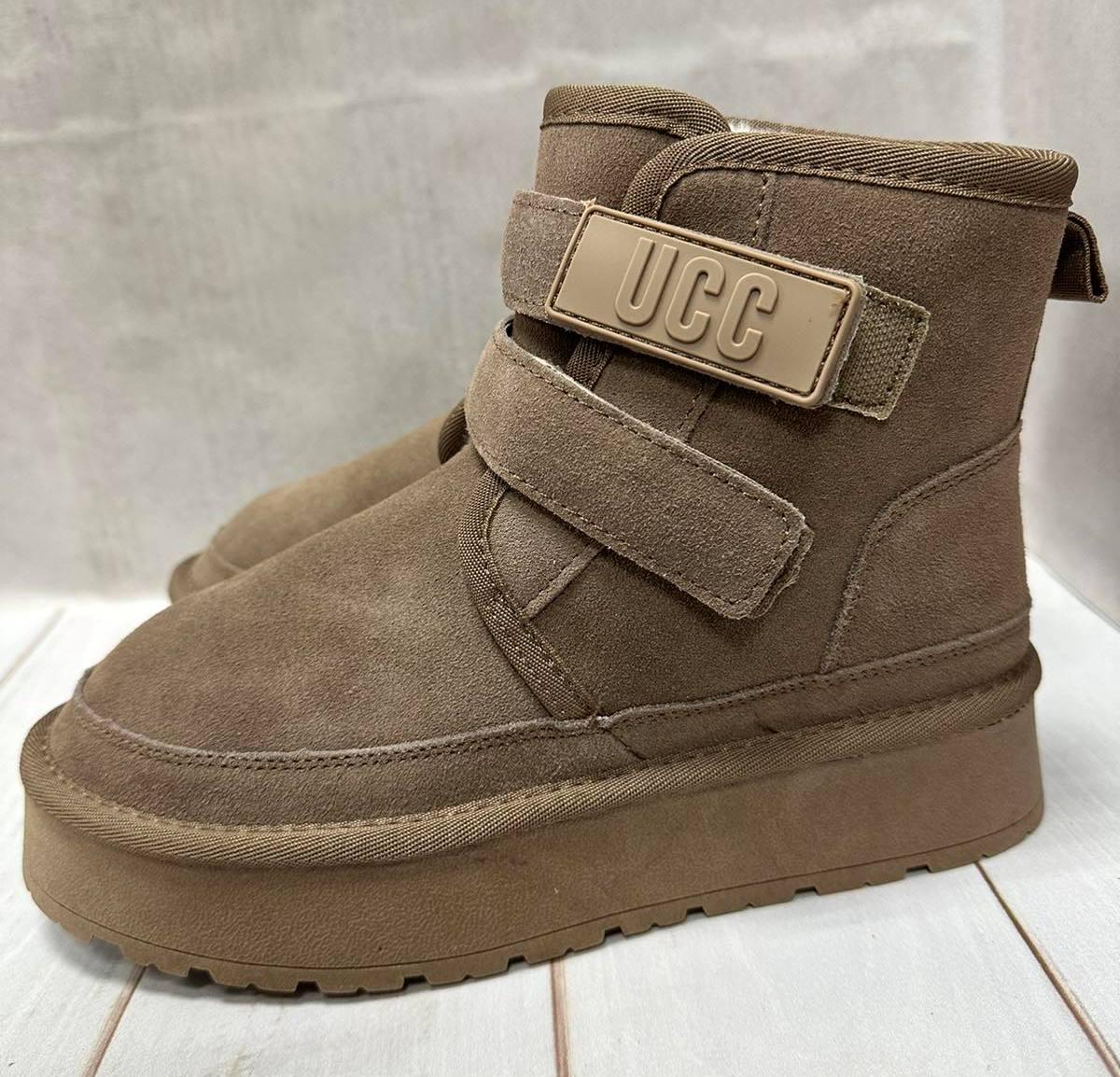 Уги дитячі зимові Ugg hengji на овчині р. 36 Коричневий (12630858) - фото 6 Уги дитячі зимові Ugg hengji на овчині р. 36 Коричневий (12630858) - фото 6