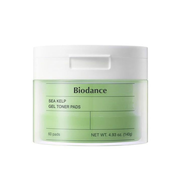 Тонер-пади зволожуючі Biodance Vita Niacinamide Gel Toner Pad гелеві з морським екстратом 60 шт. (8809891183678)