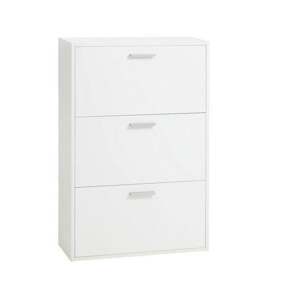 Шкафчик для обуви 3 отделения Белый (3600895) Шкафчик для обуви 3 отделения Белый (3600895)