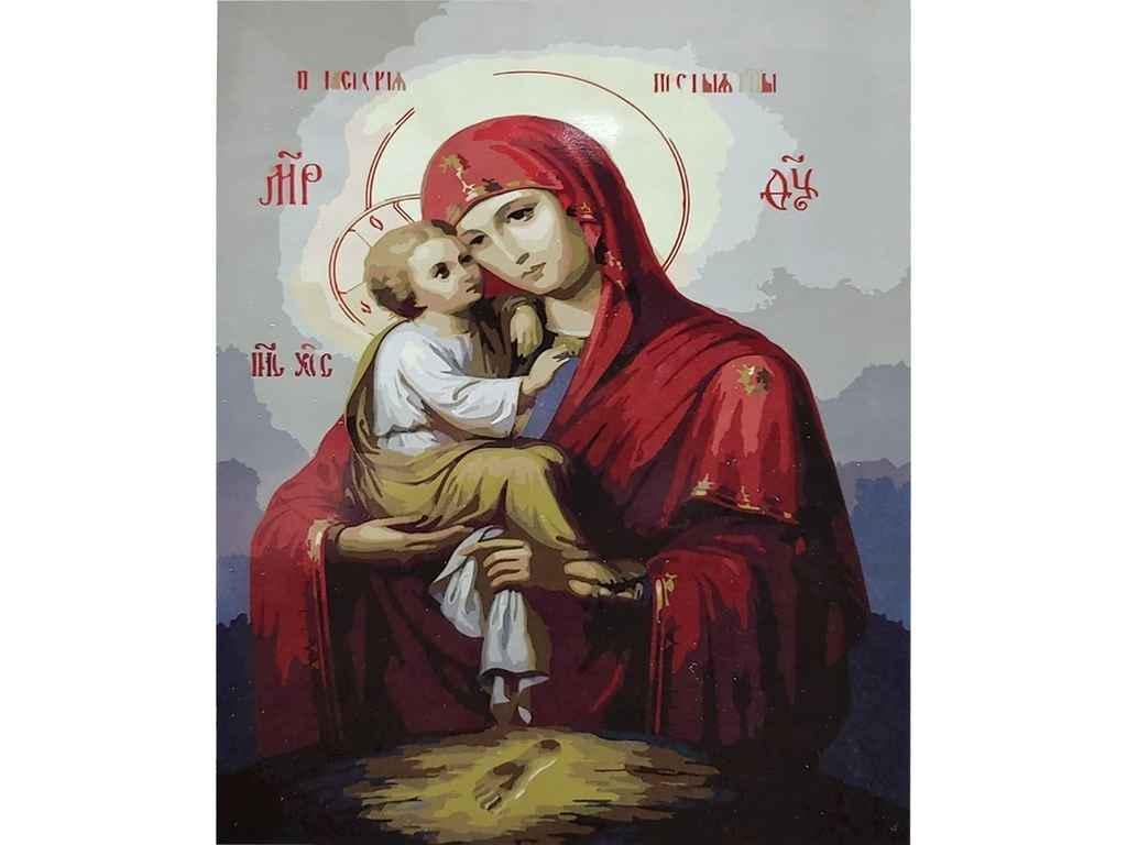 Картина по номерам Strateg Почаевская икона 40х50 см (SY6697)