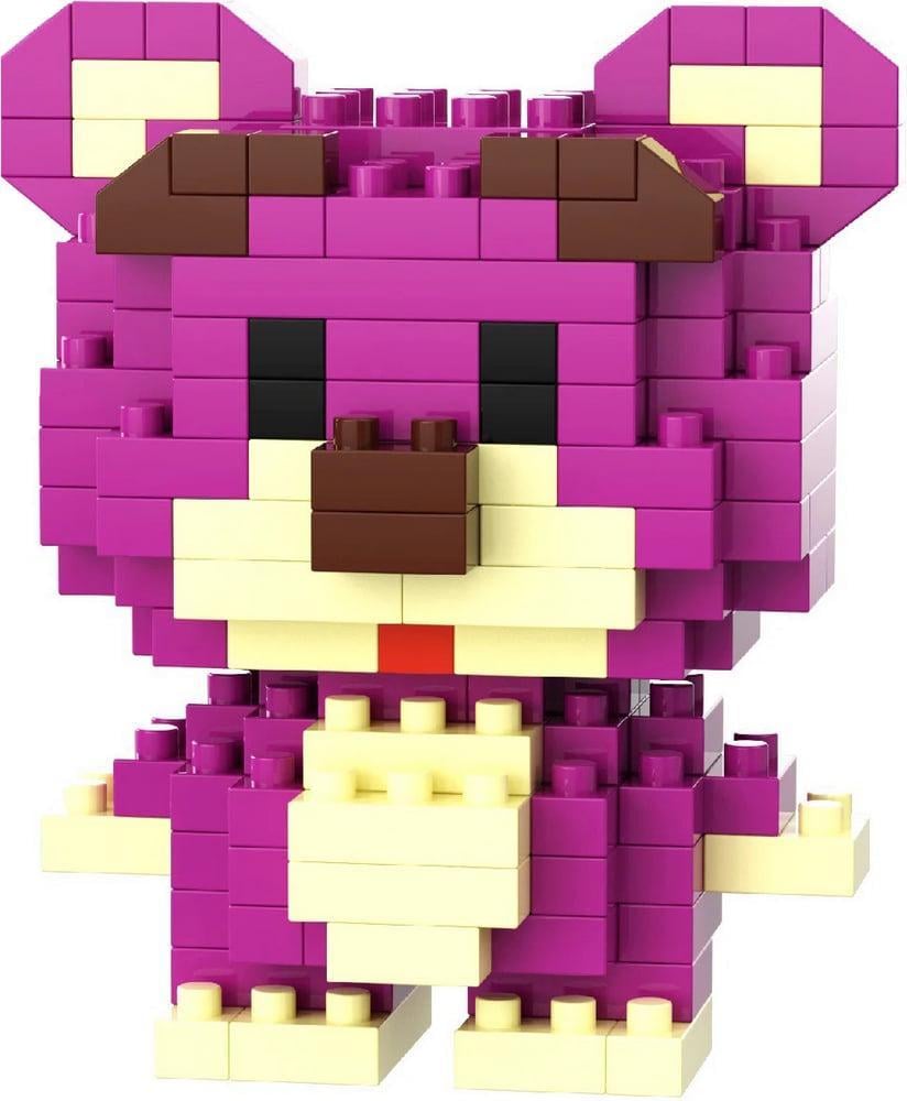 Конструктор 3D Mini Bricks SHLab BB-54 Bear 6 см Violet (39095)