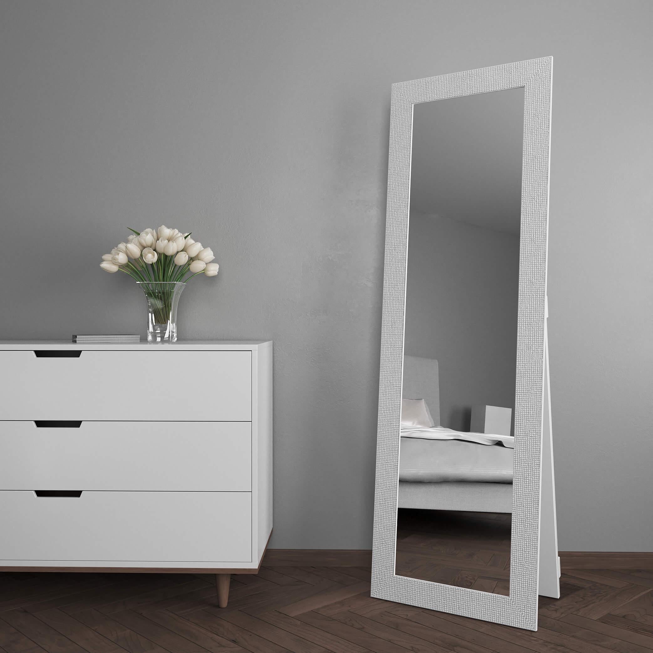 Зеркало напольное Black Mirror 186х66 Белый (8518-291SW)