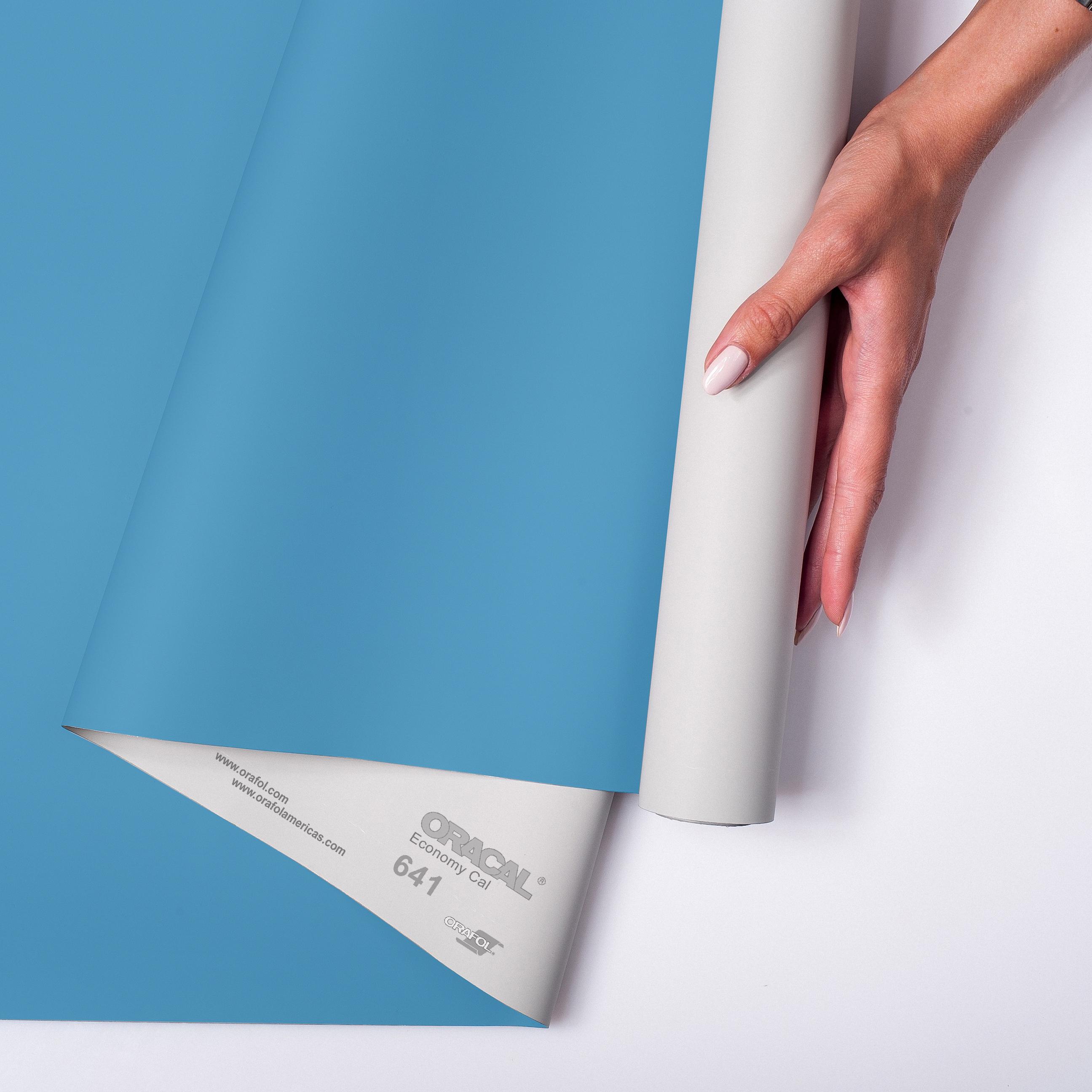 Самоклеющаяся пленка аппликационная ORAFOL 641 1x50 м мат 053 Голубой (00-00014317) - фото 1 Самоклеющаяся пленка аппликационная ORAFOL 641 1x50 м мат 053 Голубой (00-00014317) - фото 1