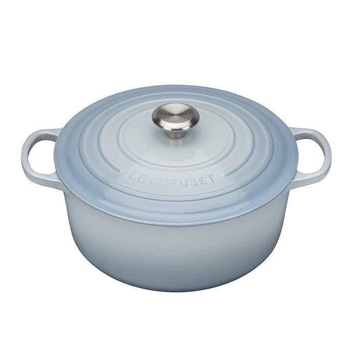 Кастрюля жаропрочная Le Creuset Signature с крышкой 24 см 4,2 л Голубой океан Кастрюля жаропрочная Le Creuset Signature с крышкой 24 см 4,2 л Голубой океан