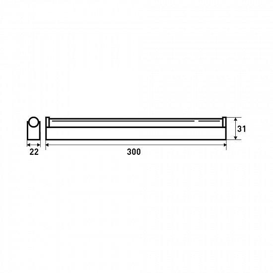 Светильник линейный Eurolamp LED IP44 6W 4000K T5 (18804183) - фото 3