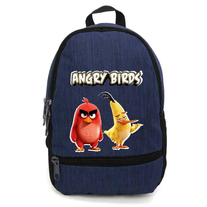 Школьный рюкзак подростковый Cappuccino Toys с принтом Angry Birds ANG-003 12,5 л Синий (2133990339)