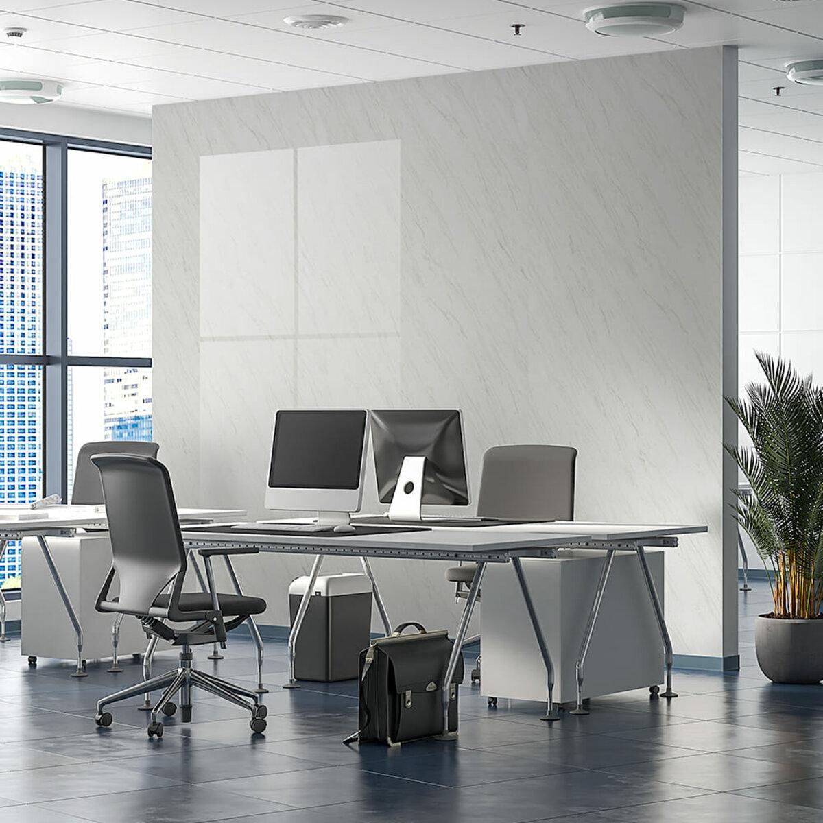 Плита декоративна ПВХ 1,22 м х2,44 м х3 мм Білий мармур (SW-00001399) - фото 7 Плита декоративна ПВХ 1,22 м х2,44 м х3 мм Білий мармур (SW-00001399) - фото 7