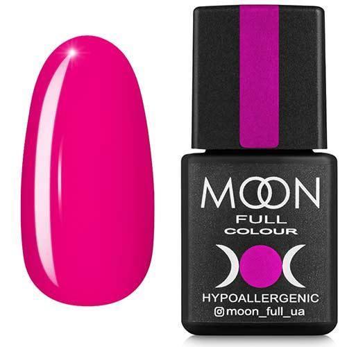 Гель-лак Moon Full color Gel polish 8 мл №122 Ярко-розовый с малиновым отливом эмаль